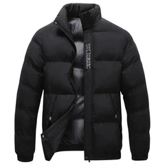Softshell Outdoor Pufferjacke in Schwarz