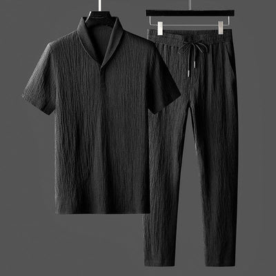 Premium-Baumwoll-Hose & Hemd Sommer-Set  - Adriane