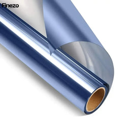 SichtSchutz™ Privatsphäre- & Hitzeschutz in Blau-Silber
