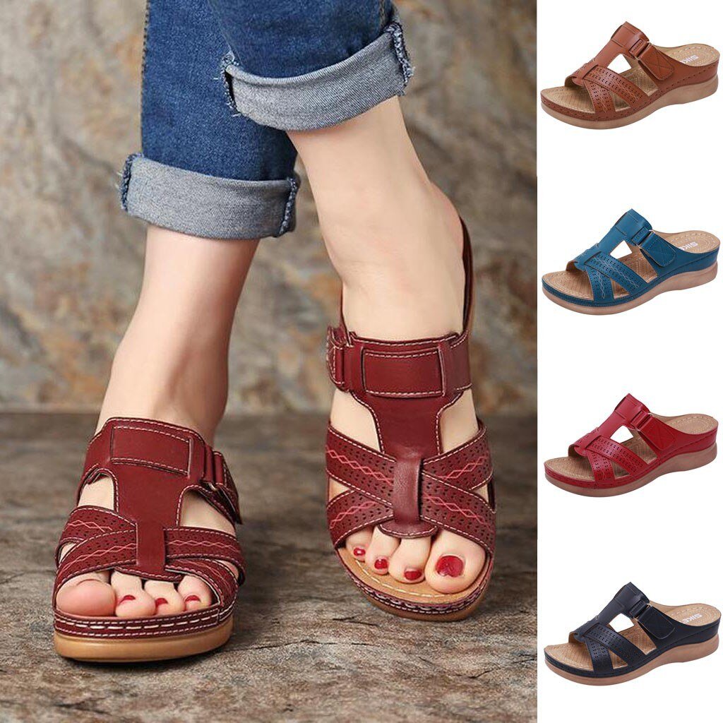 Manuela® | Bequeme Sandalen mit extra weicher Sohle für weniger Fußschmerzen und mehr Körperbalance