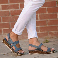 Micaela® | Stylische & extrem bequeme Sommersandalen mit neuer Gesundheitssohle in Blau