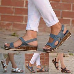 Micaela® | Stylische & extrem bequeme Sommersandalen mit neuer Gesundheitssohle in Schwarz