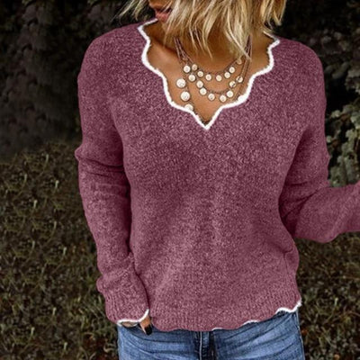 Cecilia - Sehr warmer und stilvoller Pullover für den Frühling
