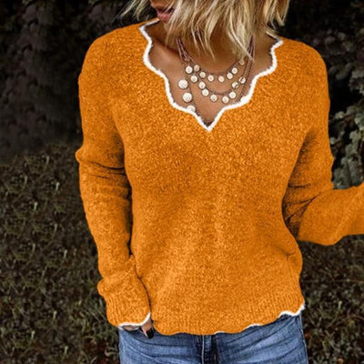 Cecilia - Sehr warmer und stilvoller Pullover für den Frühling