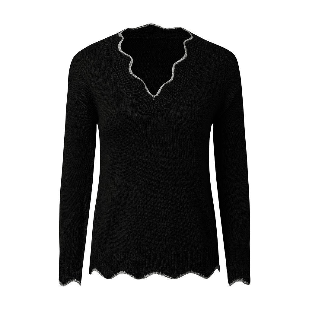 Cecilia - Sehr warmer und stilvoller Pullover für den Frühling