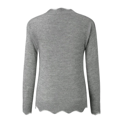 Cecilia - Sehr warmer und stilvoller Pullover für den Frühling