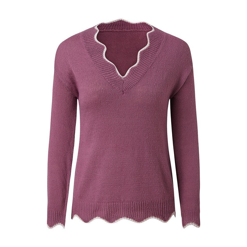 Cecilia - Sehr warmer und stilvoller Pullover für den Frühling