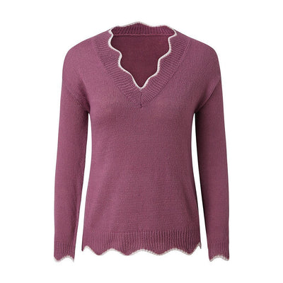 Cecilia - Sehr warmer und stilvoller Pullover für den Frühling