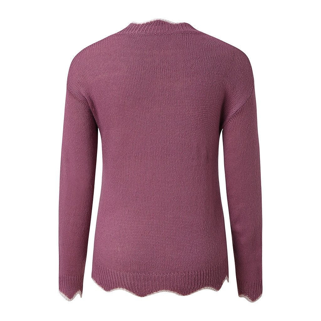 Cecilia - Sehr warmer und stilvoller Pullover für den Frühling
