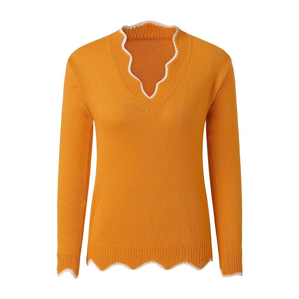 Cecilia - Sehr warmer und stilvoller Pullover für den Frühling