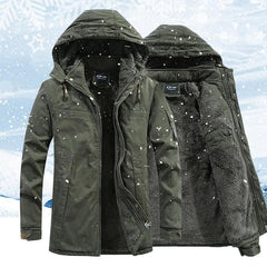 Herbert - Stylische Winterjacke Herren in Grün