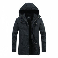 Herbert - Stylische Winterjacke Herren in Schwarz