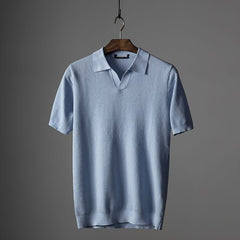 Troy | Herren Polohemd in Himmelblau
