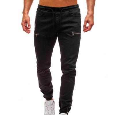 Denim-Jogginghose mit Kordelzug für Herren
