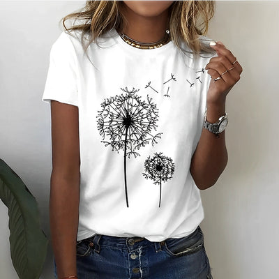 Noelene - Elegantes Damen-T-Shirt mit kurzen Ärmeln
