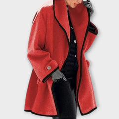 Sherry - Eleganter Trench Mantel in Rot