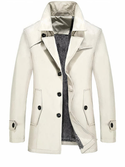 Raffinierter Winter-Trenchcoat für Herren - Oskar