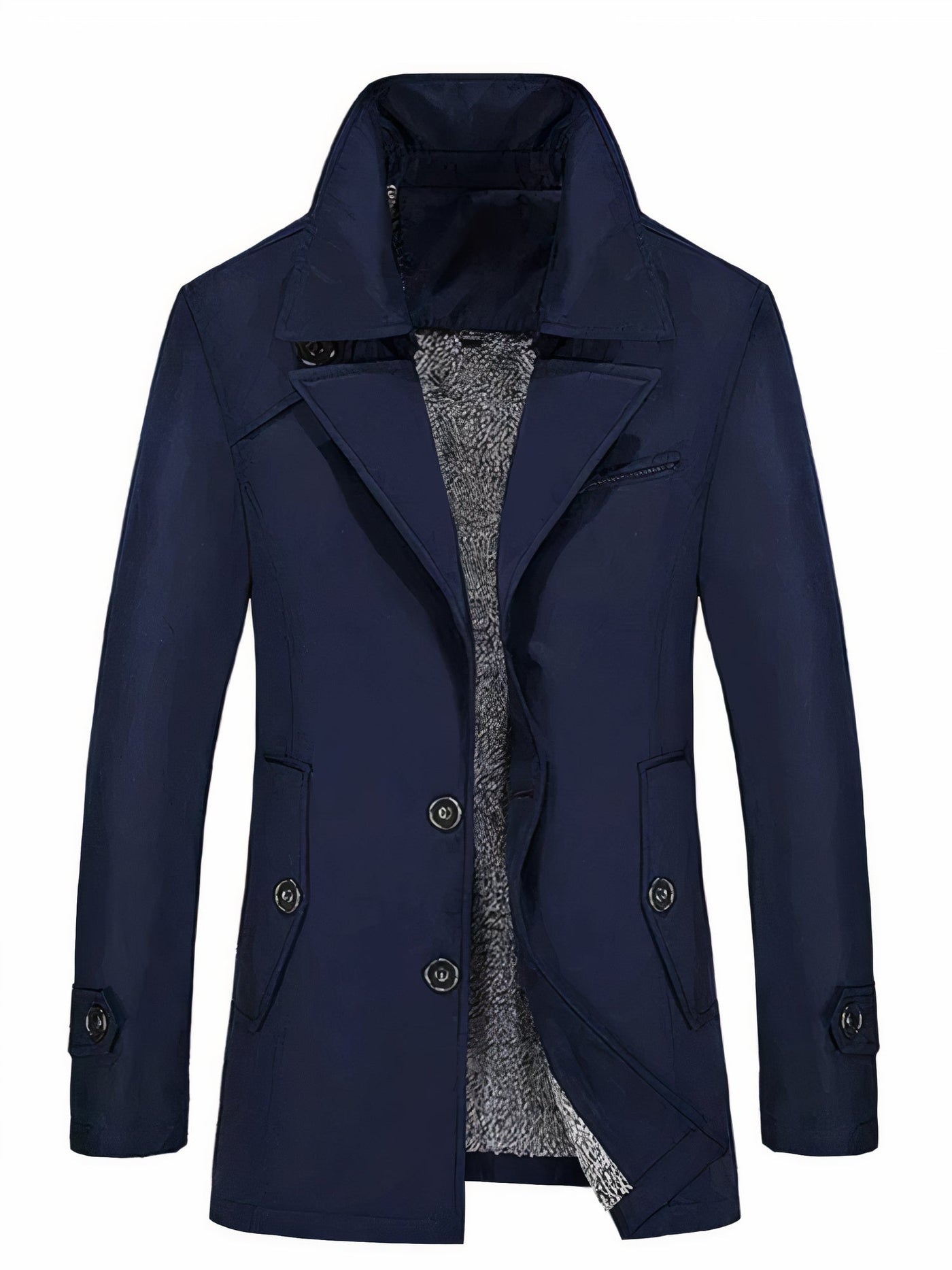 Raffinierter Winter-Trenchcoat für Herren - Oskar