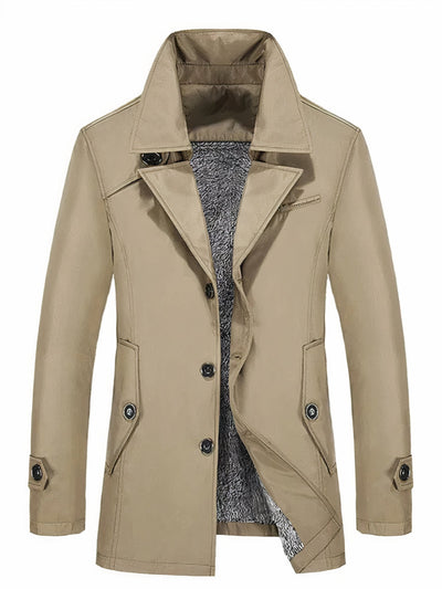 Raffinierter Winter-Trenchcoat für Herren - Oskar