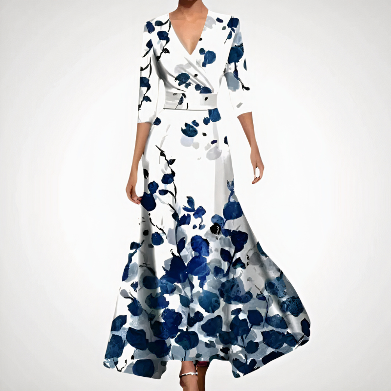 Raffiniertes langes Kleid für Damen | Maxi