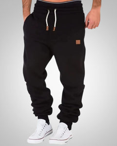 Rainer | Herren Relaxed Fit Kordelzug Jogginghose in Schwarz