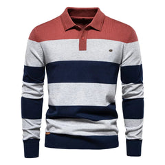 Ralph | Herren Klassischer Strickpullover in Rot