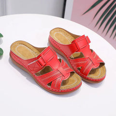 Mina® | Orthopädische Sandalen für Damen in Rouge