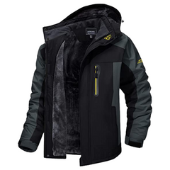 Regenabweisende Winterjacke - Hilmar in Schwarz