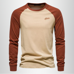 Reinhard | Herren Langarm Raglan Shirt in Khaki