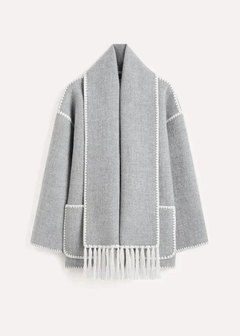 Mara™ | Klassische Schaljacke in Grau