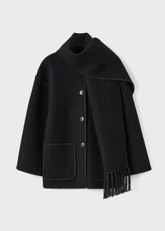 Mara™ | Klassische Schaljacke in Schwarz