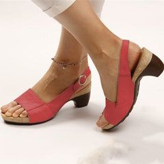 Sarah® | Elegante Damen Sandalen in Rot