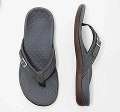 Revissa - stützende orthopädische Sandalen in Schwarz