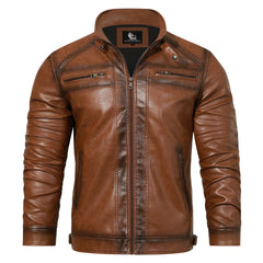 Georg® | Roadster Lederjacke in SIENNA