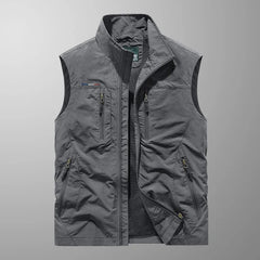 Robin | Funktionale Cargo-Weste in Grau