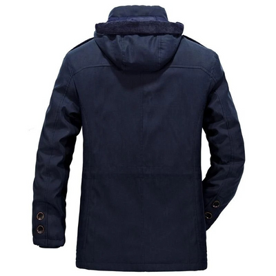 Robuste Winterjacke mit Kapuze für Herren | Warme