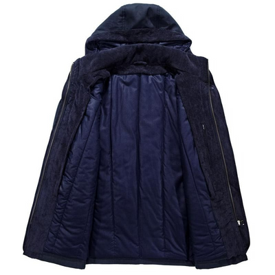 Robuste Winterjacke mit Kapuze für Herren | Warme
