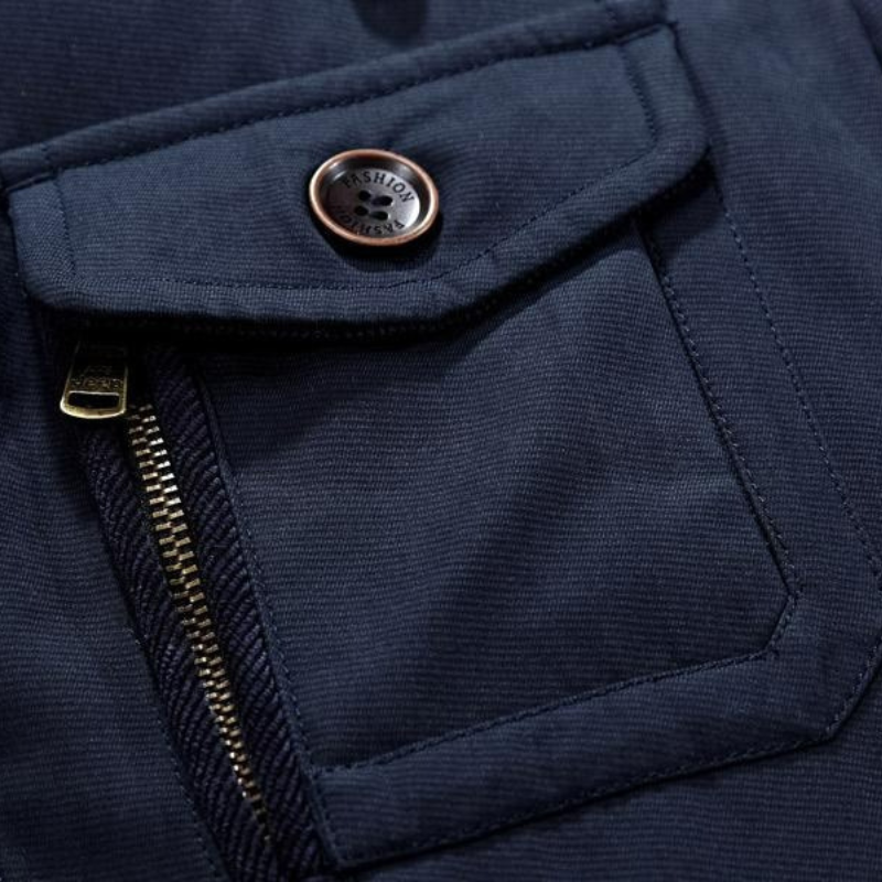 Robuste Winterjacke mit Kapuze für Herren | Warme