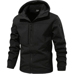 Roland | Herren Wasserdichte Softshell Jacke in Schwarz