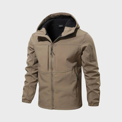 Roland | Herren Wasserdichte Softshell Jacke in Khaki