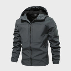 Roland | Herren Wasserdichte Softshell Jacke in Grau