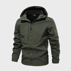 Roland | Herren Wasserdichte Softshell Jacke in Olivgrün