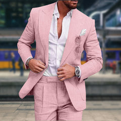 Klaus®️™ | ELEGANTER HERRENANZUG in Rosa