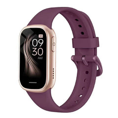 AquaFit Smartwatch – Wasserdicht und mit langer Akkulaufzeit in Bordeaux red