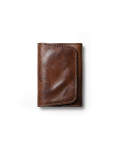 Felix | Bison Ridge Geldbörse aus feinem Leder für Herren in Dark Brown