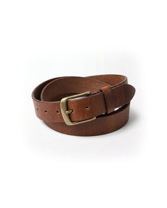 Ben | Amalfi Ledergürtel mit klassischer Eleganz in Vintage Braun