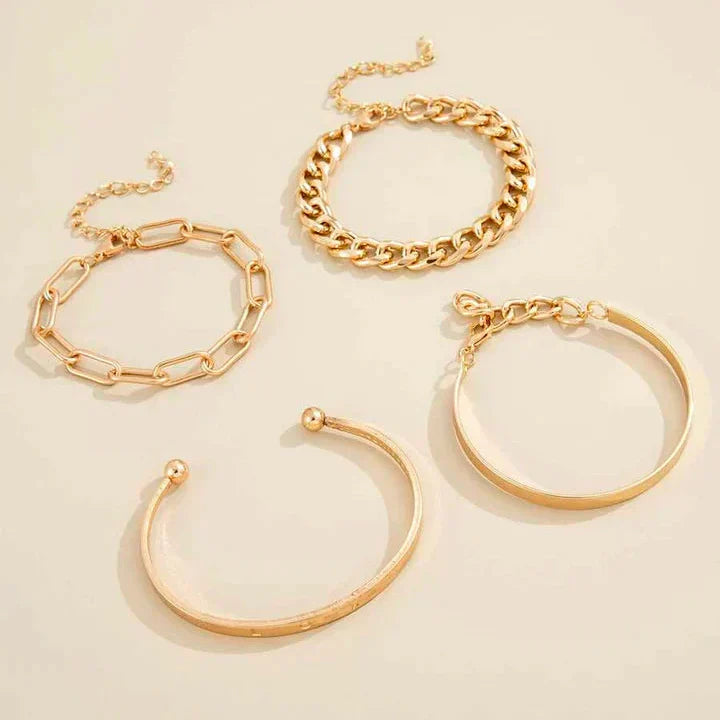 Luisa - Goldene Armreif-Kollektion