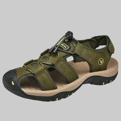 Ryan | Herren Klassiker Orthopädische Sandalen in Grün