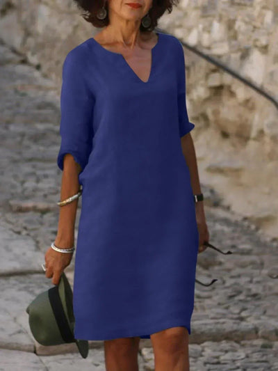 Maria | Elegantes Kleid mit V-Ausschnitt