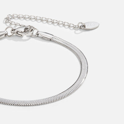 Sarya Snake Chain Silberarmband